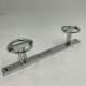 Double coat hook Jean Royère