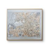 Printed in 1953, map of Marseille.