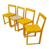 set of four "orchester" chairs by Sven Markelius