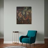 19th century Spanish painting Adoration of the Magi