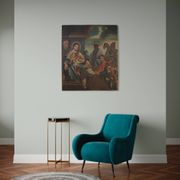 19th century Spanish painting Adoration of the Magi
