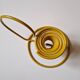 Vintage 80s Scoubidou-style wire candle holder