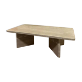 Table basse rectangulaire en travertin table basse design en travertin