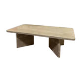 Table basse rectangulaire en travertin table basse design en travertin