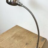 Vintage Chrome Italian Gooseneck Table Lamp, 1960s