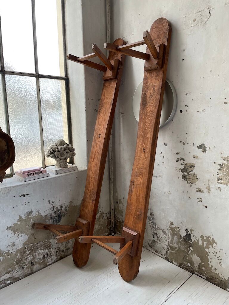 Pair of bench early 1900 oak