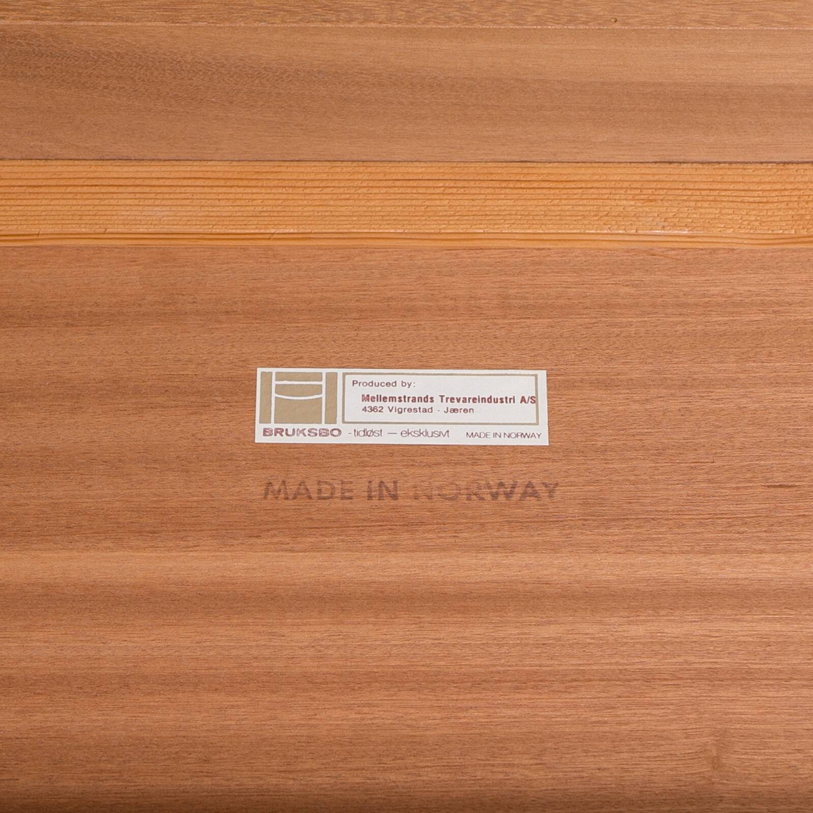 Vintage Vitrine or Display Cabinet by BRUKSBO, Norway, 1960s