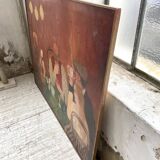 Oil painting "games" XL format 165x133cm