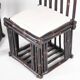 Pair of bamboo chairs