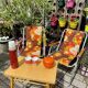 Pair of vintage camping chairs