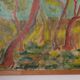 Original Swedish Oil on Panel – “Wavy Trees” by Bertil Almgren