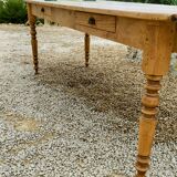 Elegant and refined 230 X 73 solid oak farmhouse table.