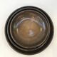 Series of three hollow plates in Jean Marais ceramic