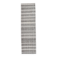 Brown Cream Runner rug, wool corridor kilim carpet  71x246 cm