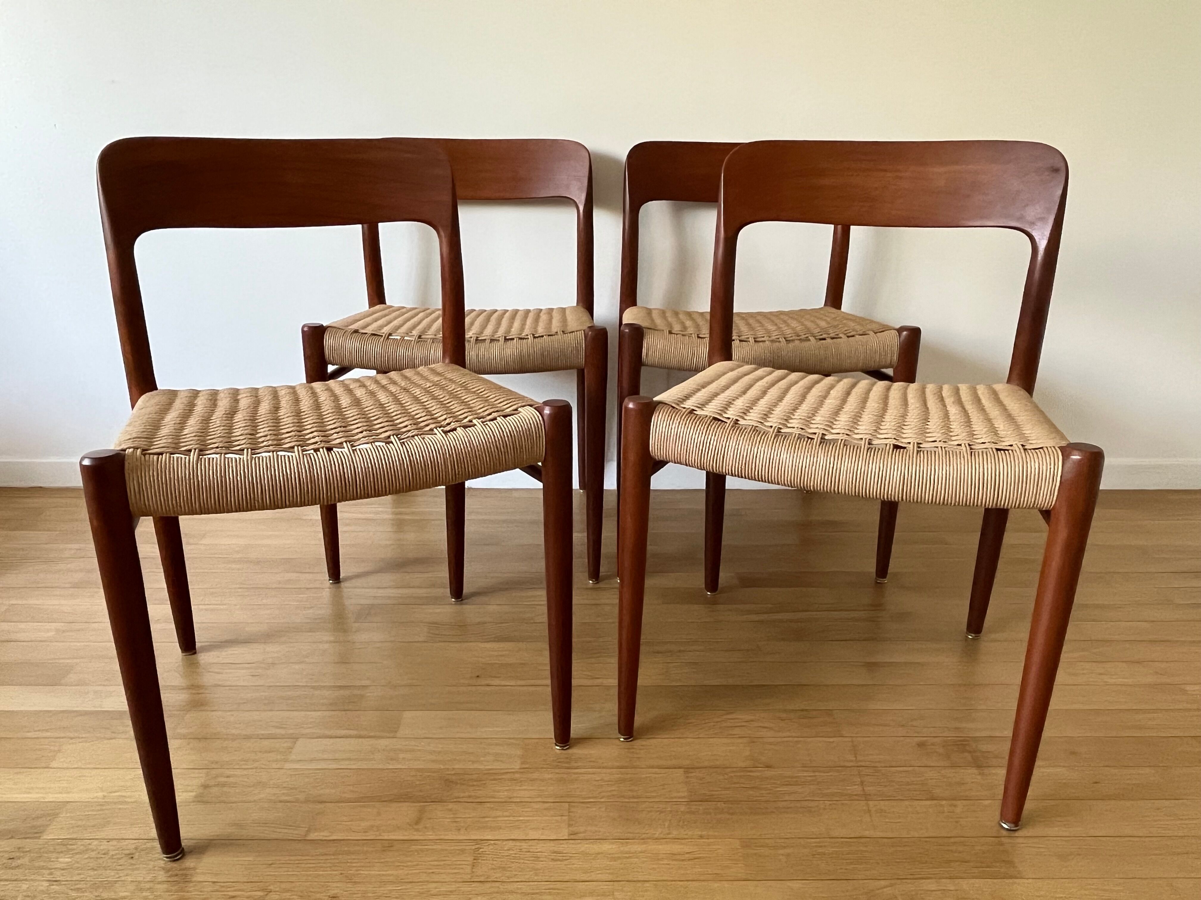 Niels Otto Moller rope chairs