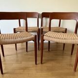 Niels Otto Moller rope chairs