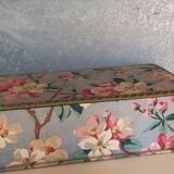 Ancient cherry blossom fabric box 1940