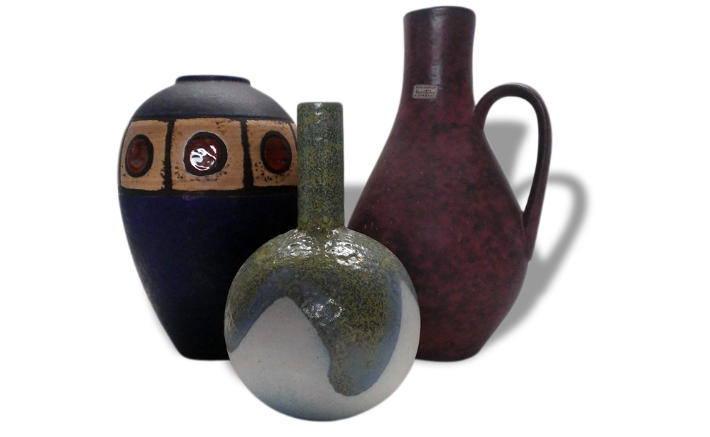 Set of vases Ruscha Keramik