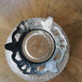 Val Saint Lambert crystal salad bowl