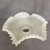 Pleated lampshade frosted glass ceiling