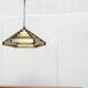 Geometric postmodern vintage pendant lamp, 1980s.