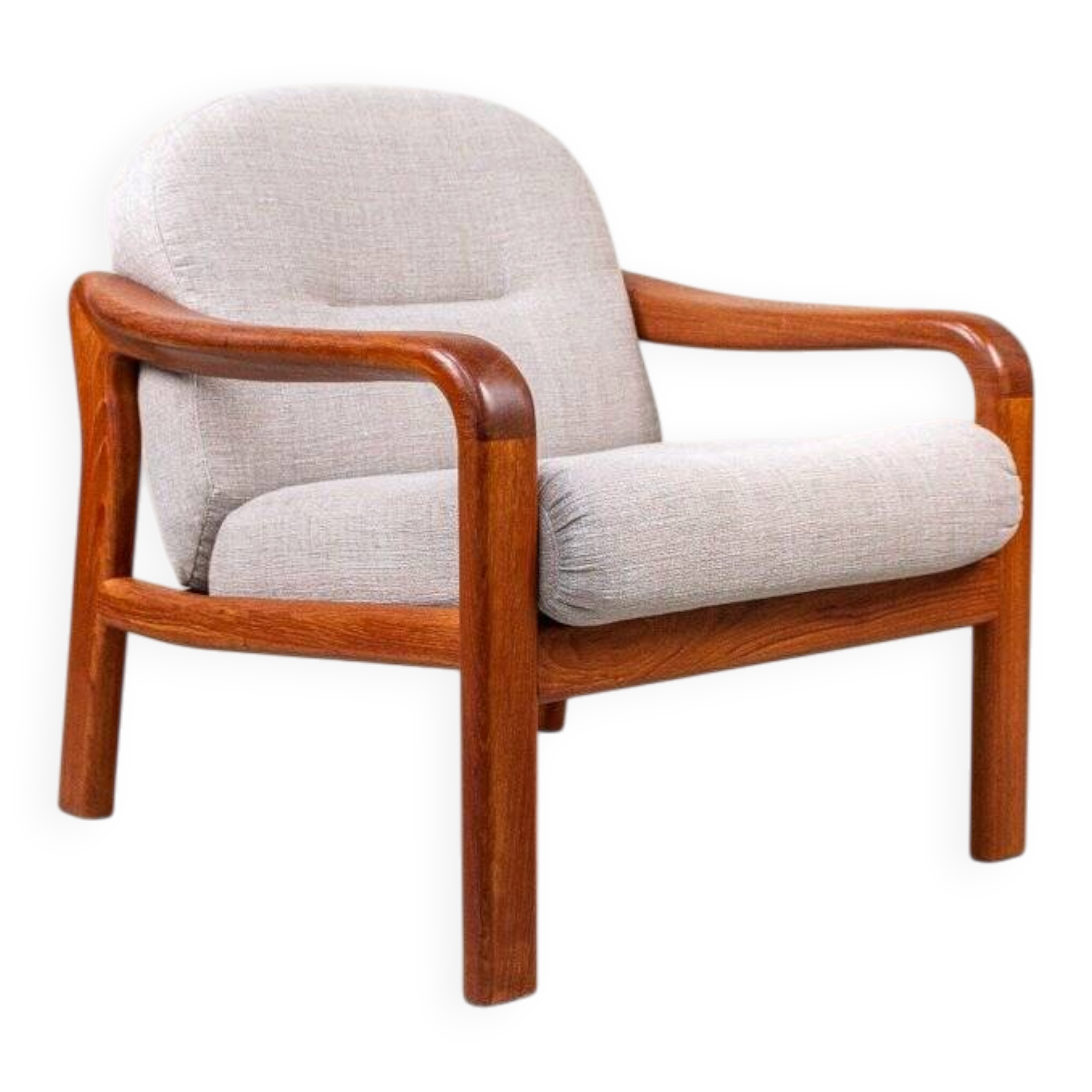 Fauteuil Vintage en Teck de Komfort, Danemark, 1980s