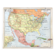 🌍 Old school map Vidal-Lablache 51, 1940 - United States, Mexico