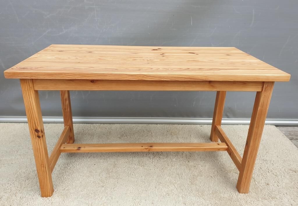 Mountain kitchen table in vintage pine 1970