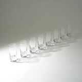 8 “Pitagora Highball” glasses by Marco Zanuso for Arnolfo di Cambio, 1970s