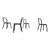 Postmodern Italian dining chairs set of 4 - 1980s