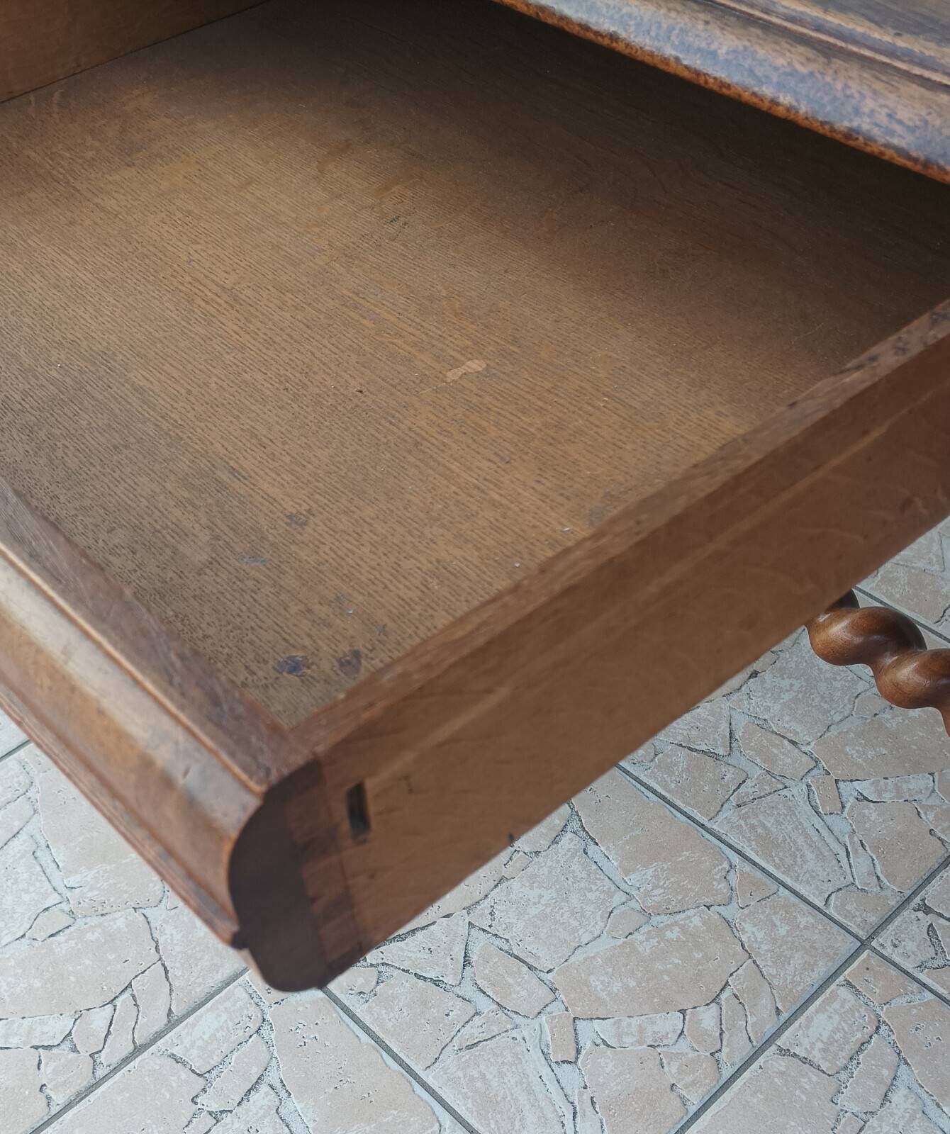 Louis XIII desk in walnut