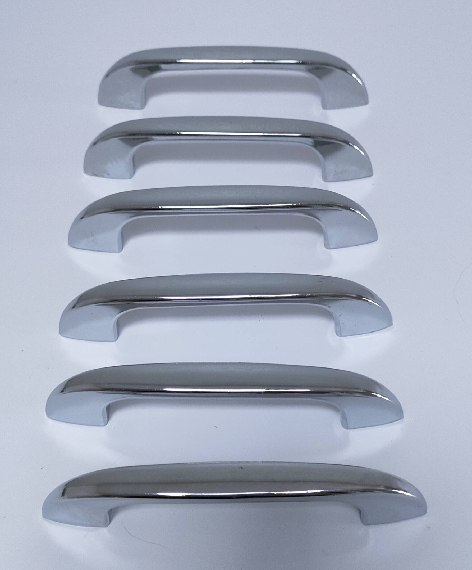 six chrome steel handles from the 1970s