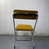 Mustard yellow folding chair