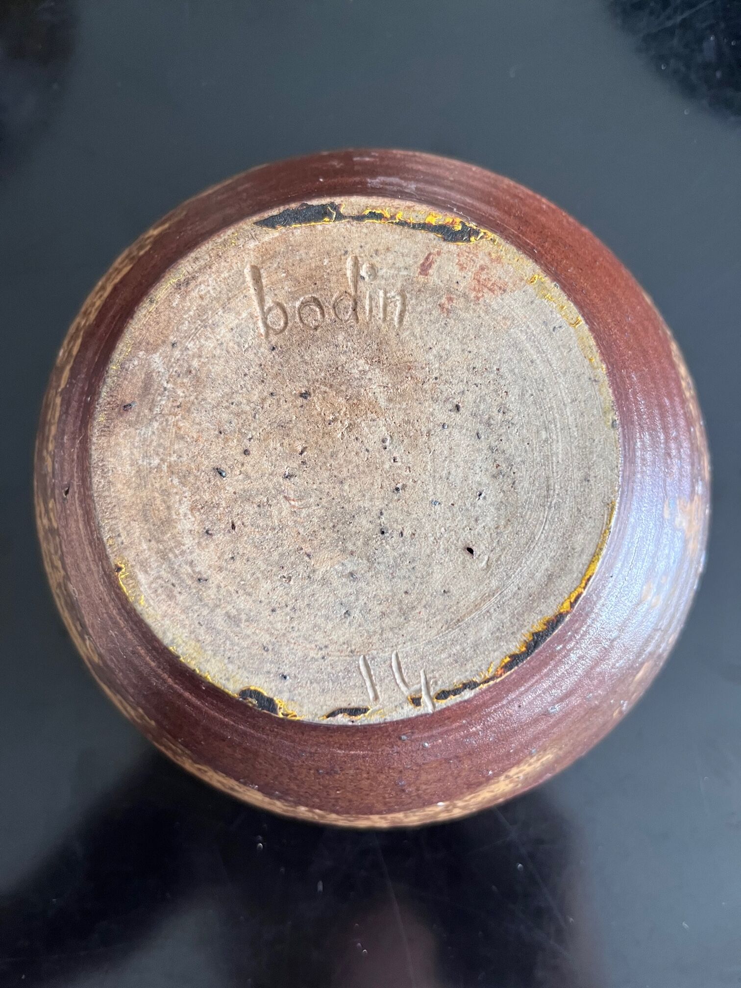 4 bowls in sandstone André Bodin La Borne