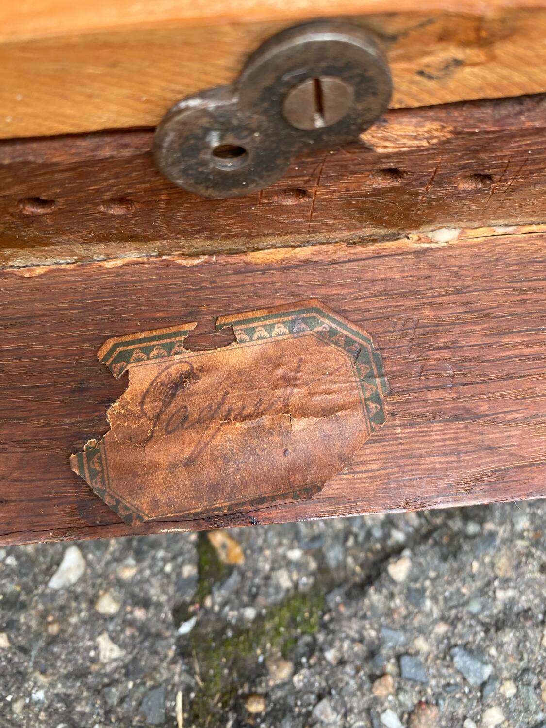 4 art deco dining chairs in solid wood and burgundy leather