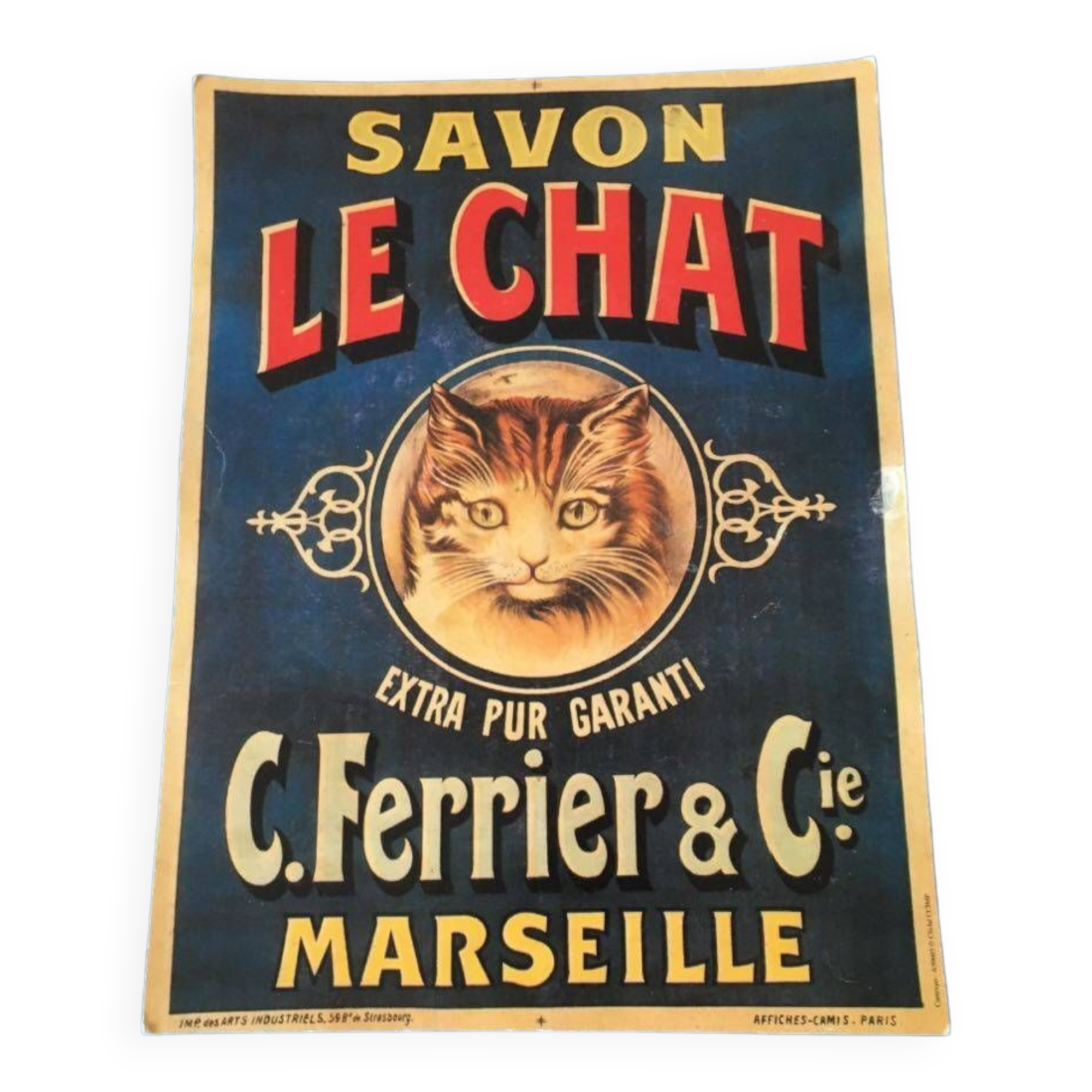 Reproduction of the "Soap the Cat" poster