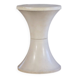 White Tam Tam stool by Henri Massonnet for Stamp, 1970