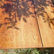 Table de ferme ancienne en merisier 204 x 81 cm