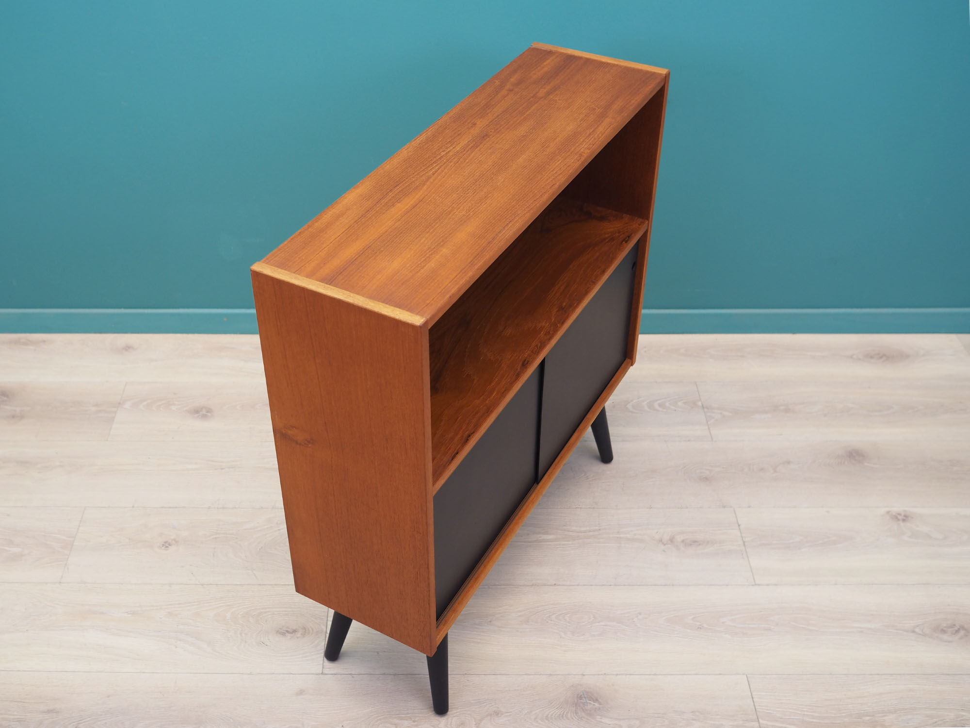 Teak bookcase, danish design, 1970s, production: denmark