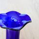 Large Cobalt Blue Art Glass Vase - Murano Work - Italy 1960