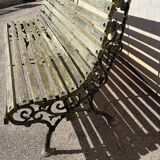 Vintage garden bench for 2 people