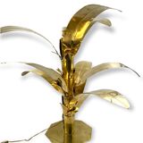 Lampe de sol table en laiton de palmier Bottega Gadda Italie, 1960