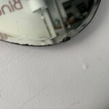 Oval beveled mirror