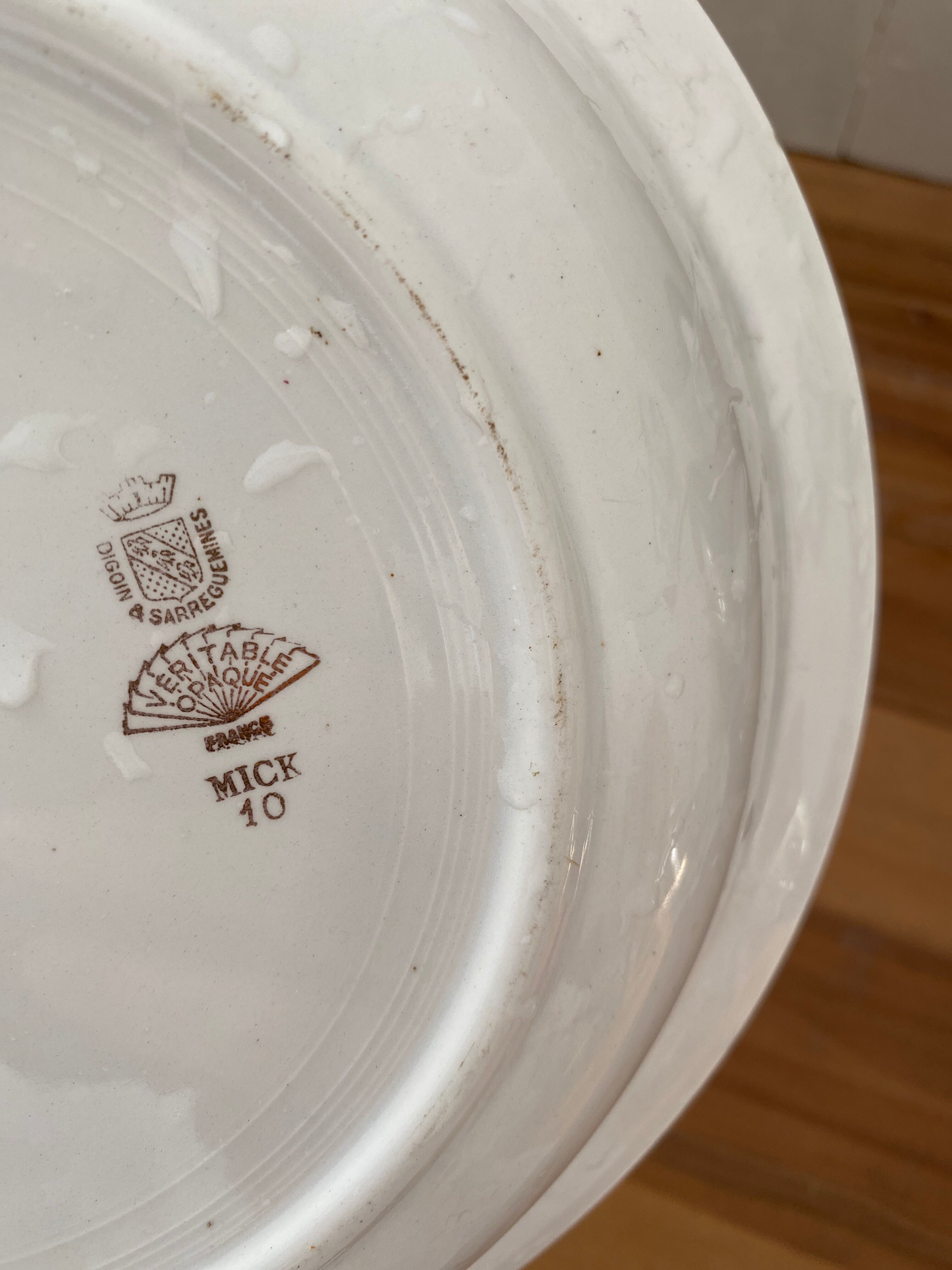 Flower salad bowl Sarreguemines