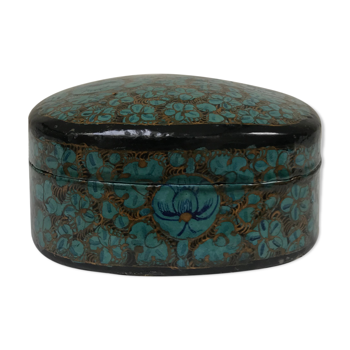 Hand-painted wooden box