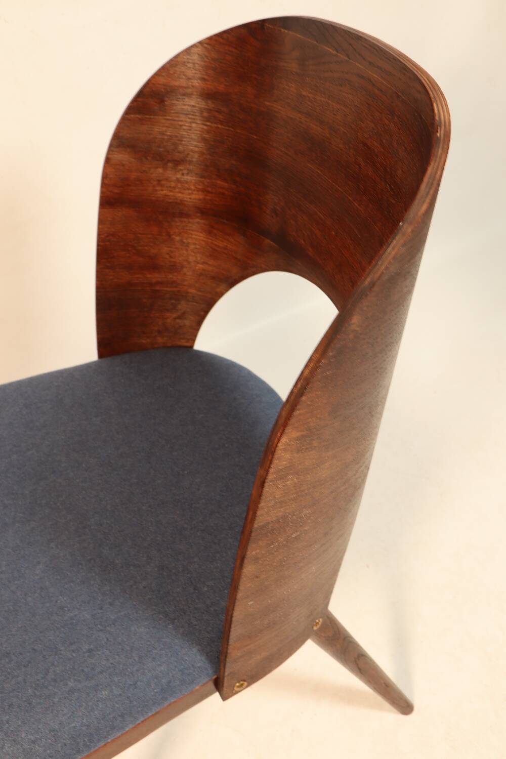 Chaises de salle à manger en chêne design vintage personnalisées