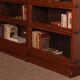 Library Wall of 3 Globe Wernicke Modules in Oak - 19th Century