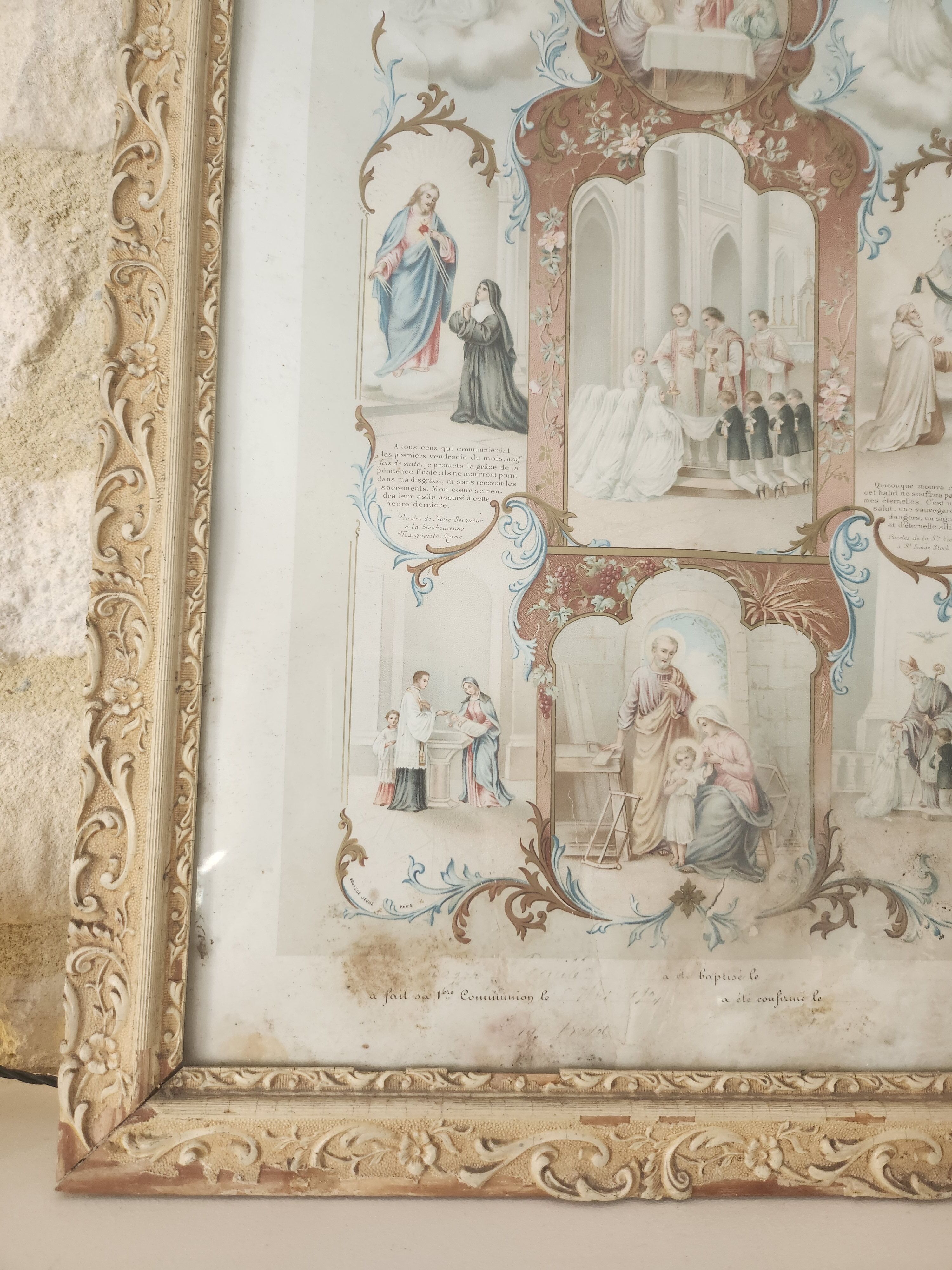 Certificate of baptism 1900s