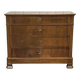Commode Louis Philippe fin XIXème en noyer et sapin