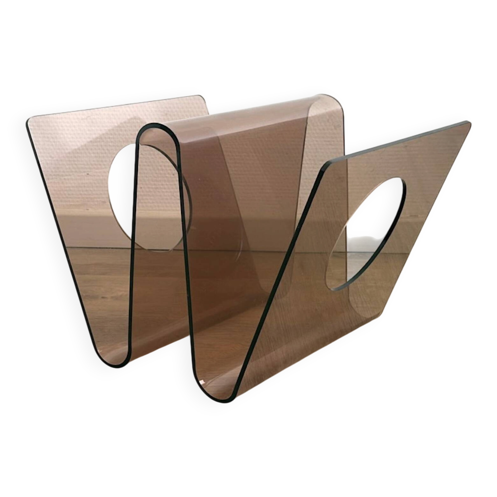 Magazine rack by Michel Dumas